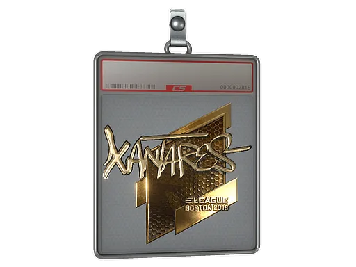 Sticker Slab | XANTARES (Gold) | Boston 2018