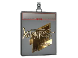 Sticker Slab | XANTARES (Gold) | Boston 2018