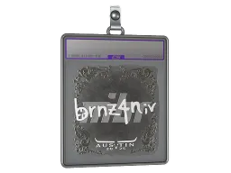 Sticker Slab | brnz4n (Foil) | Austin 2025