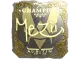 Sticker | mezii (Gold, Champion) | Austin 2025 CS2 skin