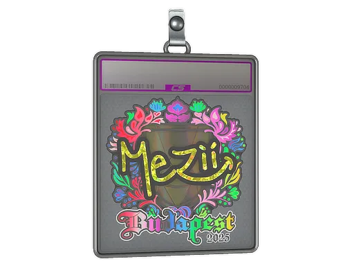 Sticker Slab | mezii (Holo) | Budapest 2025