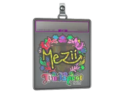 Sticker Slab | mezii (Holo) | Budapest 2025