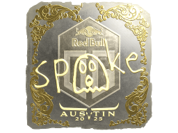 Sticker | spooke (Gold) | Austin 2025