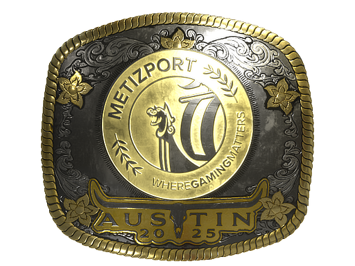 Sticker | Metizport (Gold) | Austin 2025