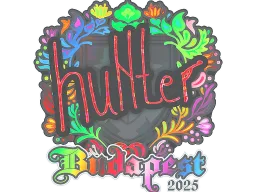 Sticker | huNter- (Holo) | Budapest 2025