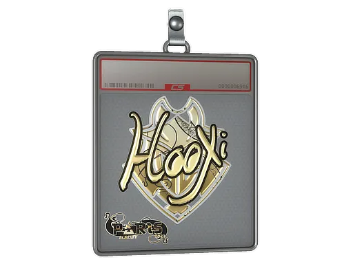 Sticker Slab | HooXi (Gold) | Paris 2023
