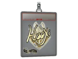 Sticker Slab | HooXi (Gold) | Paris 2023