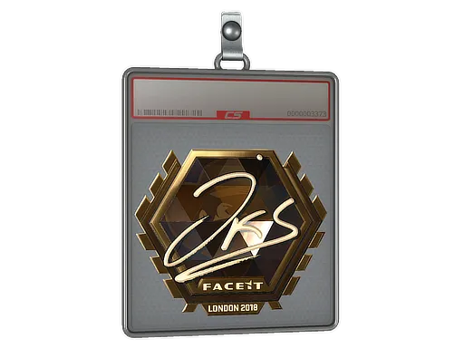 Sticker Slab | jks (Gold) | London 2018