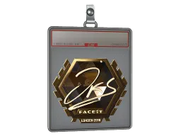 Sticker Slab | jks (Gold) | London 2018