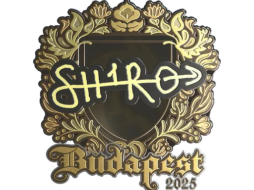 Sticker | sh1ro (Gold) | Budapest 2025