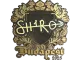 Sticker | sh1ro (Gold) | Budapest 2025 CS2 skin