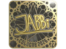 Sticker | jabbi (Gold, Ranked) | Cologne 2026
