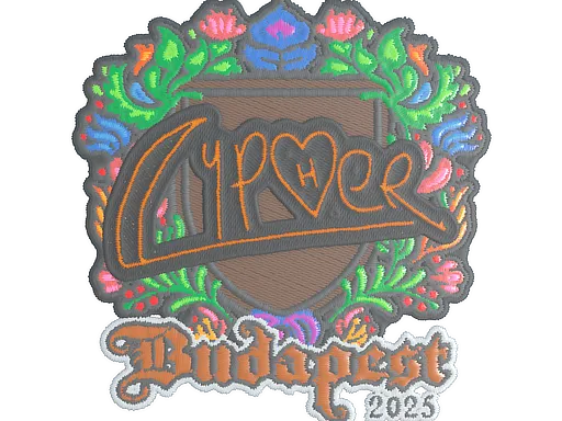 Sticker | Cypher (Embroidered) | Budapest 2025