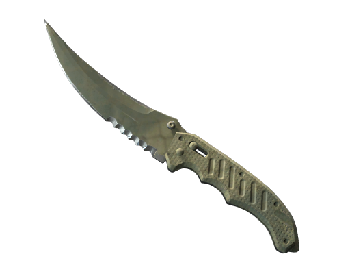 ★ StatTrak™ Flip Knife | Safari Mesh (Well-Worn)