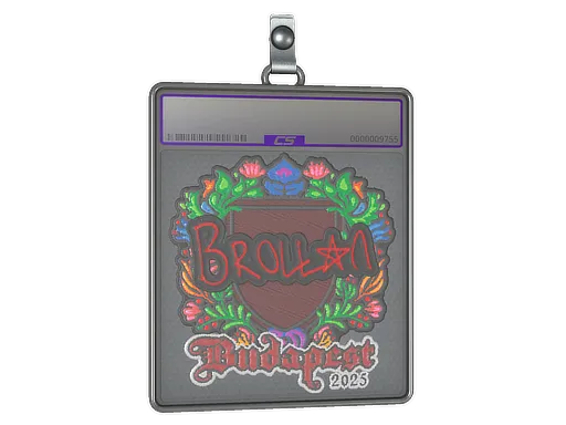 Sticker Slab | Brollan (Embroidered) | Budapest 2025