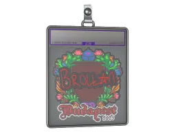 Sticker Slab | Brollan (Embroidered) | Budapest 2025