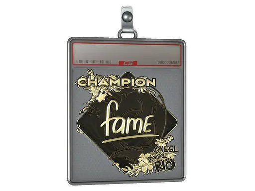 Sticker Slab | fame (Gold, Champion) | Rio 2022