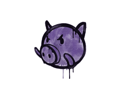 Sealed Graffiti | Piggles (Monster Purple)