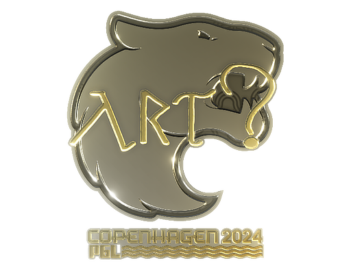 Sticker | arT (Gold) | Copenhagen 2024