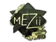 Sticker | mezii (Gold) | Rio 2022 CS2 skin