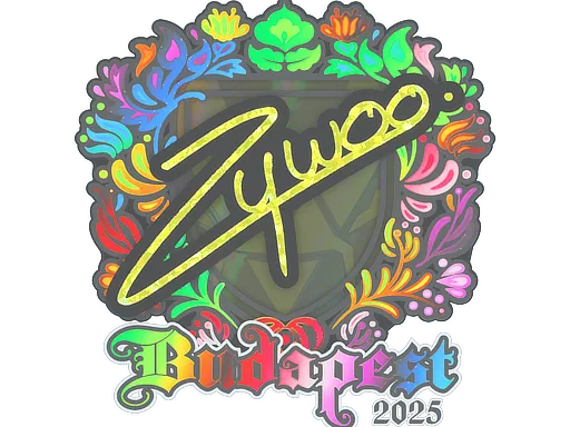 Sticker | ZywOo (Holo) | Budapest 2025