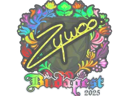Sticker | ZywOo (Holo) | Budapest 2025