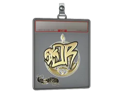 Sticker Slab | sk0R (Gold) | Paris 2023