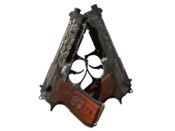 Dual Berettas | Dualing Dragons (Battle-Scarred)