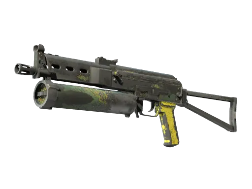 StatTrak™ PP-Bizon | Jungle Slipstream (Battle-Scarred)