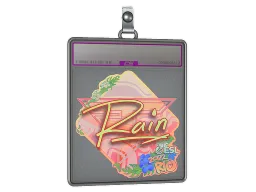 Sticker Slab | rain (Holo) | Rio 2022
