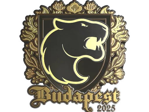 Sticker | FURIA (Gold) | Budapest 2025