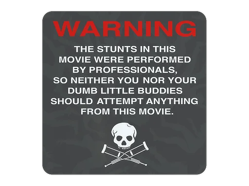 Sticker | WARNING