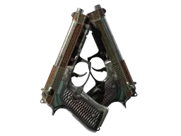 Dual Berettas | Tread (Battle-Scarred)
