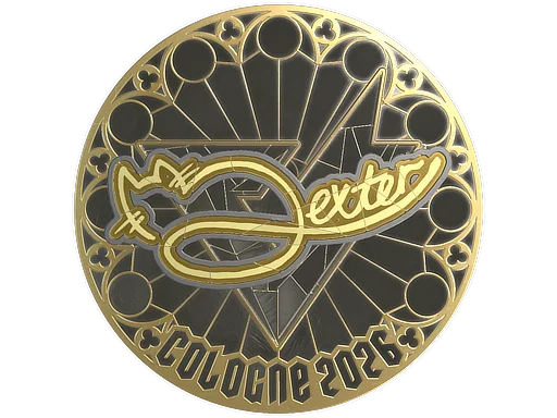 Sticker | dexter (Gold) | Cologne 2026