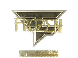 Sticker | frozen (Gold) | Copenhagen 2024