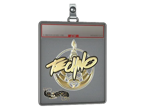 Sticker Slab | Techno4K (Gold) | Paris 2023