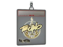 Sticker Slab | Techno4K (Gold) | Paris 2023