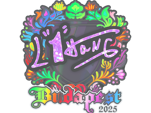 Sticker | L1haNg (Holo) | Budapest 2025