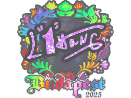 Sticker | L1haNg (Holo) | Budapest 2025