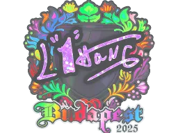 Sticker | L1haNg (Holo) | Budapest 2025