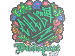 Sticker | chelo (Embroidered) | Budapest 2025