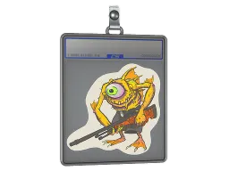 Sticker Slab | Yellow Cyclawps