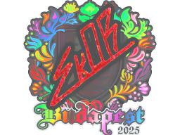 Sticker | sk0R (Holo) | Budapest 2025