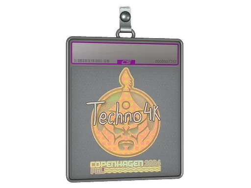 Sticker Slab | Techno4K (Holo) | Copenhagen 2024