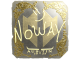 Sticker | noway (Gold) | Austin 2025