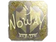 Sticker | noway (Gold) | Austin 2025 CS2 skin