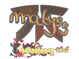 Sticker | MATYS (Holo) | Shanghai 2024