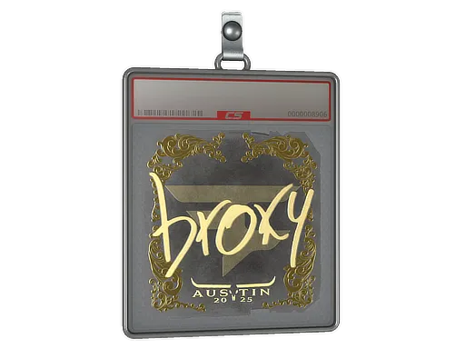 Sticker Slab | broky (Gold) | Austin 2025
