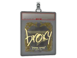 Sticker Slab | broky (Gold) | Austin 2025