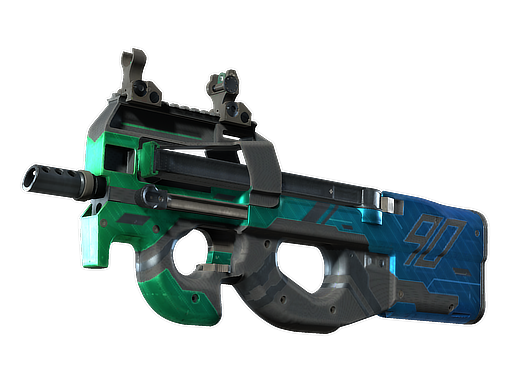 StatTrak™ P90 | Wave Breaker (Well-Worn)